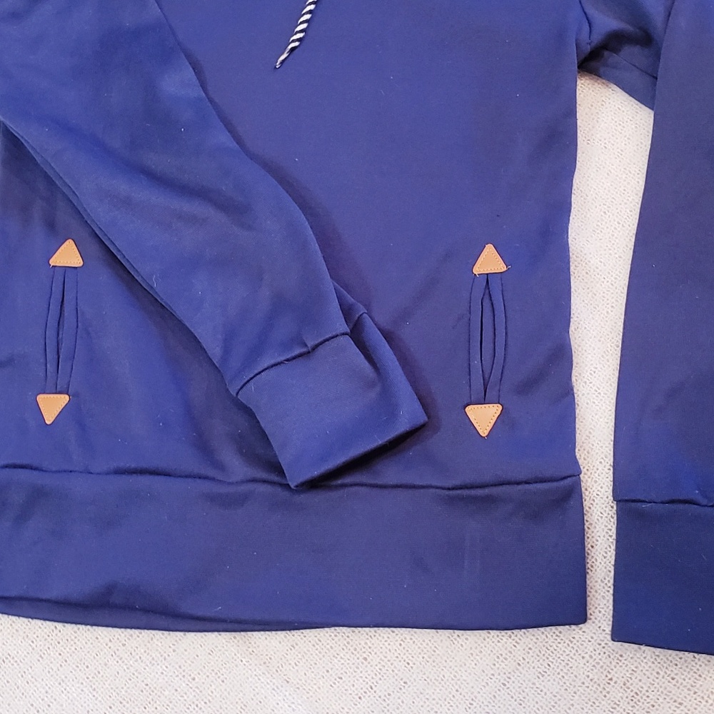 Adorable Blue Hoodie by Leal Style - Picture 3 of 7